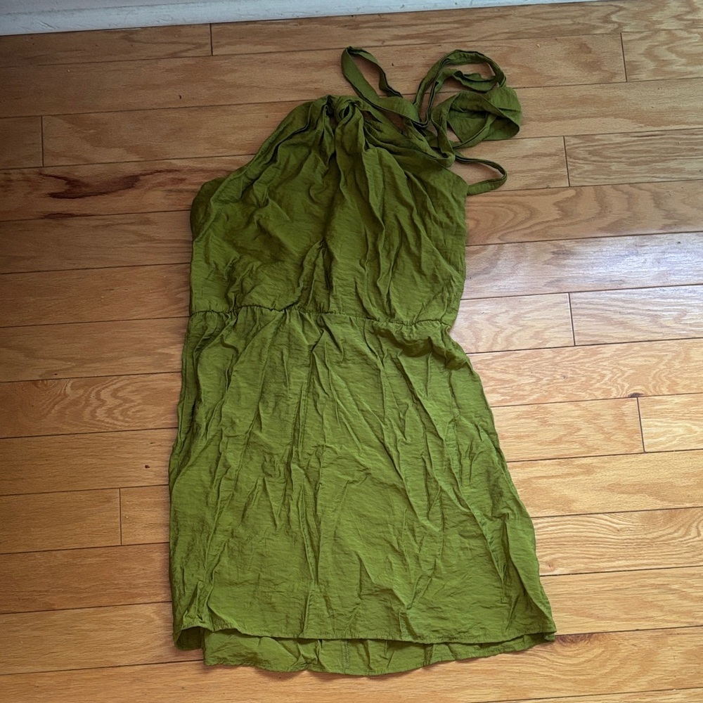 H&M Green Backless Dress